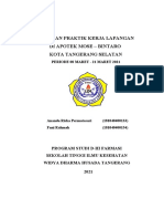 Laporan PKL Kelompok Ananda Riska P - Apotek Mose Bintaro-Dikonversi