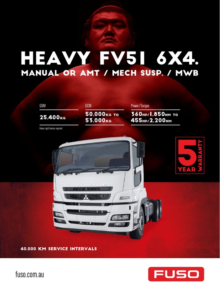 Heavy FV 51 MWB - 13sp Manual 12sp AMT Steel Suspension | PDF