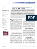 TRANSCALLOSAL TRANSCHOROIDAL APPROACH TO Third Ventricl