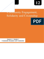 Community Engagement, Solidarity and Citizenship: Senior High