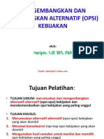 Analisis Kebijakan FKUGM Suripto 2019