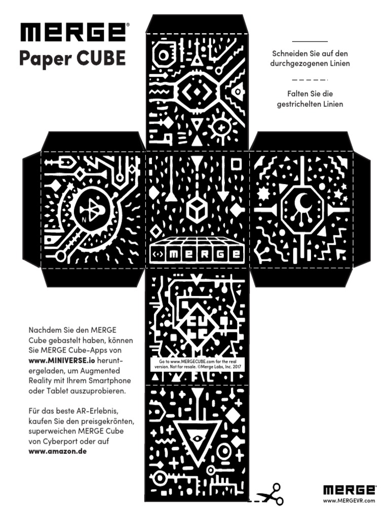 Merge Cube Template