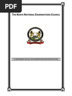 Kcse Reg Manual