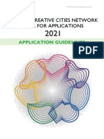 Unesco Creative Cities Network Call For Applications: Application Guidelines