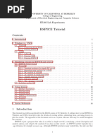 HSPICE Tutorial: EE105 Lab Experiments