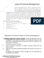 Meaning, Nature and Scope of Financial Management