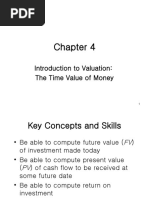 Introduction To Valuation: The Time Value of Money