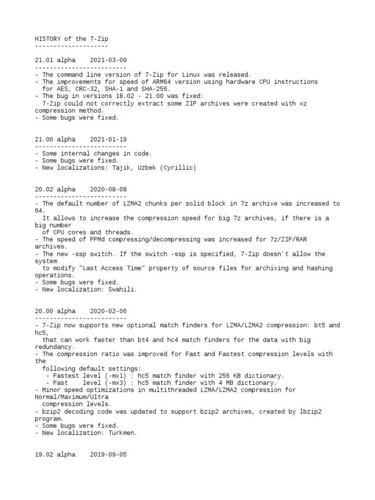 History | PDF | Zip (File Format) | Computer File
