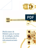 Predicciones de Deloitte para el sector de tecnología, medios de comunicación y telecomunicaciones 2011 FULL
