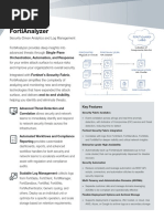 Fortianalyzer: Single-Pane Orchestration, Automation, and Response