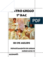 Caderno de teatro Grego. 1º BAC. Curso 2010-11