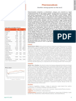 Pharmaceuticals: Another Strong Quarter On The Anvil