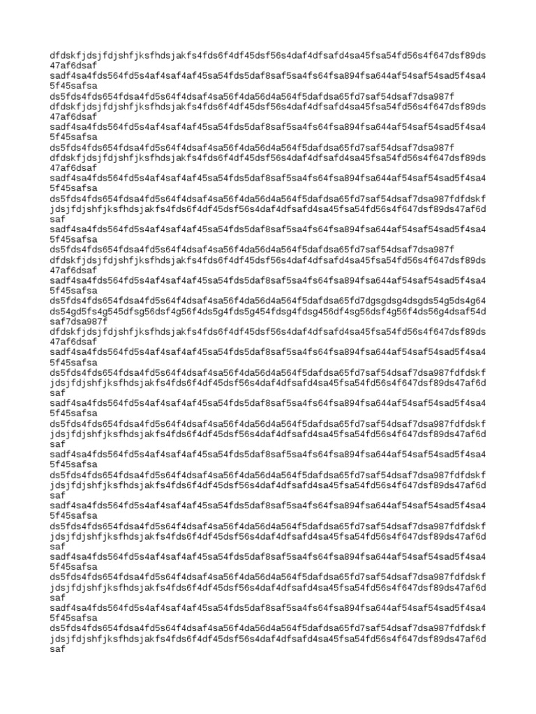 Random Text Document Analysis | PDF