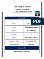 University of Okara: Mid-Terms Exam Semester 4 2021