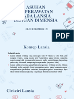 Lansia Dengan Dimensia