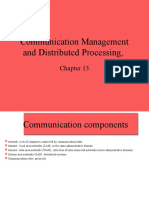 Communication Management and Distributed Processing