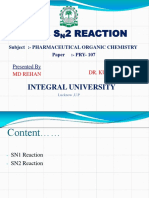 S 1 & S 2 Reaction: Integral University