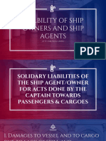 Week 12 Liability of Ship Owners and Ship Agents