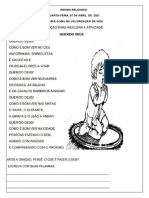 Ensino Religioso e Grupo Ortográfico