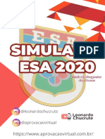 1° Simulado Esa - 31-05-2020 - Aprovacaovirtual