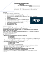 Ladders: Generic Risk Assessment Form