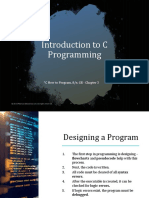 Introduction To C Programming