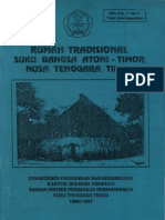 Rumah Tradisional Suku Bangsa Atoni - Timor NTT