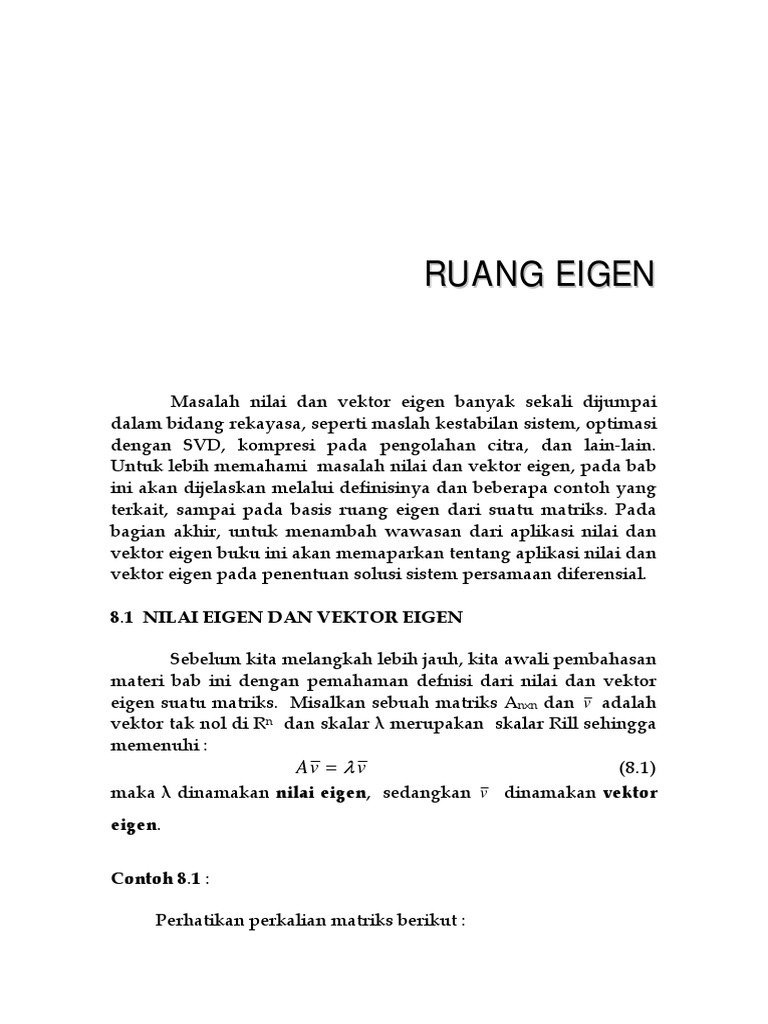 Ruang Eigen Pdf Komputer