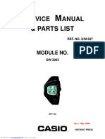 Ervice Anual & Parts List: Module No