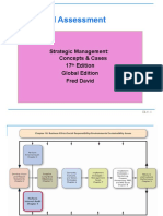 The Internal Assessment: Strategic Management: Concepts & Cases 17 Edition Global Edition Fred David