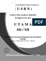 Soal Usbn Penjas SDN 02 Nanga Tayap