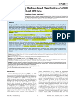 +2013 Extreme Learning Machine-Based Classification of ADHD MRI