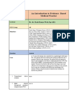 An Introduction To Evidence-Based Medical Practise: Dr. Dr. Dyah Kanya Wati, Sp.A (K)