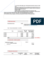 Initial Measurement:: Year Lease Payment Discount Factor Present Value of Lease Payment