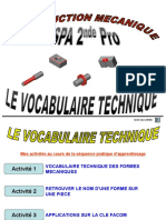 Vocabulaire Technique SPA3