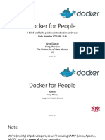 Docker For People: A Brief and Fairly Painless Introduction To Docker