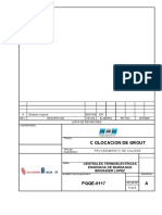 PQQE-0117 Colocación de Grout