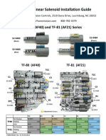 AW-6 Linear Solenoid Installation Guide: TF-80 (AF40) and TF-81 (AF21) Series