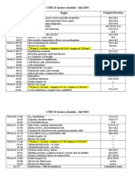 Topic: CHM 31 Lecture Schedule - Fall 2010 Date Chapter/Sections