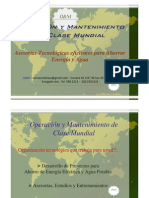 BROCHURE de O & M - Operación y Mantenimiento de Clase Mundial