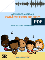 Atividades musicais: propriedades e intensidade do som