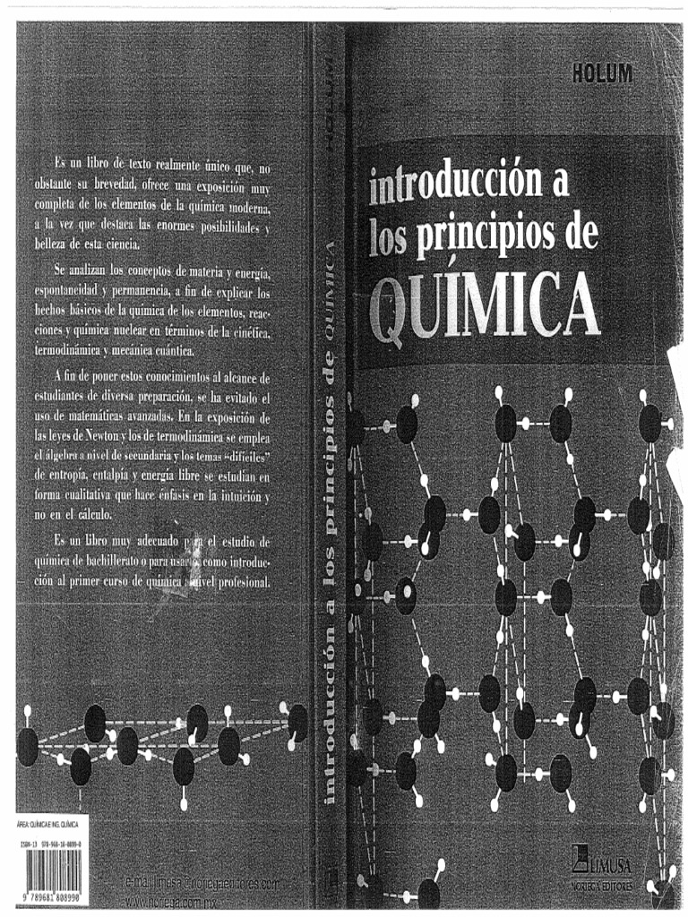 Introducción A Los Principios de Química John R. Holum PDF