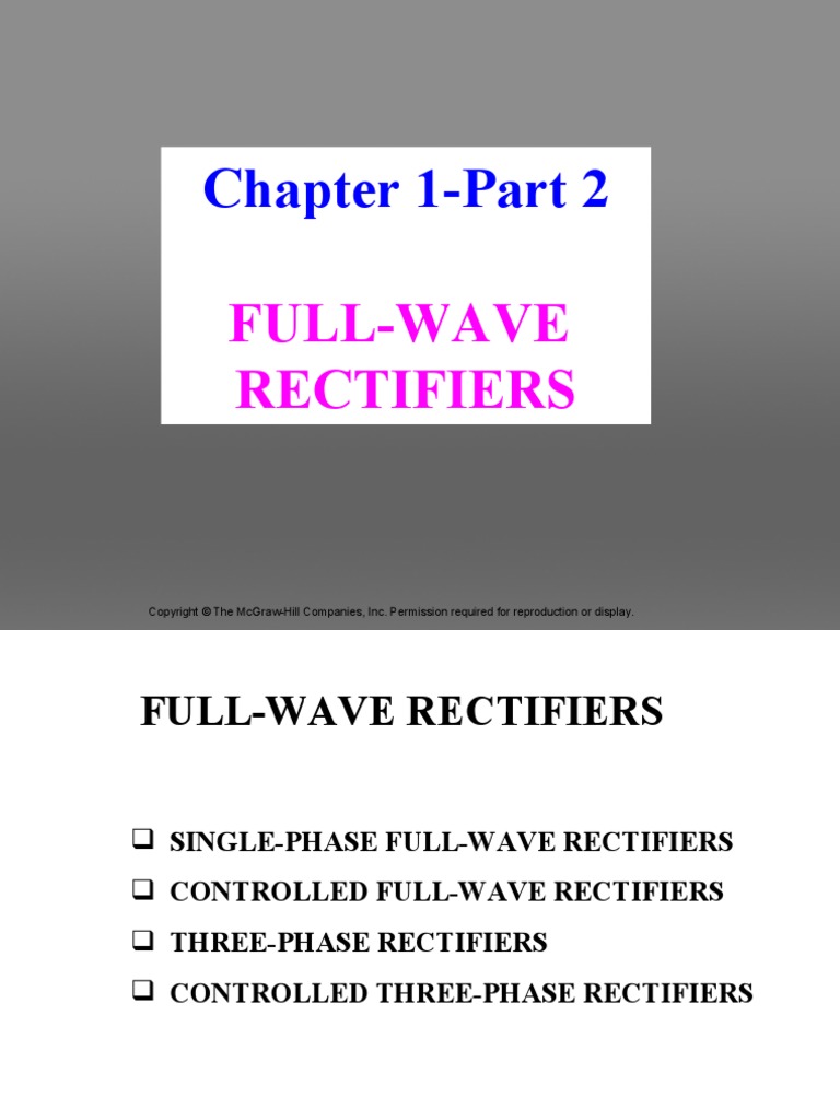 Chapter 1 Part 2 Student | PDF | Rectifier | Capacitor