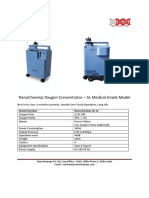 Nanochemiqs Oxygen Concentrator - 5L Medical Grade Model