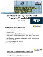 SOP Produksi Komponen Pracetak