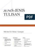 10 Jenis Tulisan 1