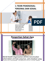 Model Teori Psikososial-Interpersonal Dan Sosial PDF