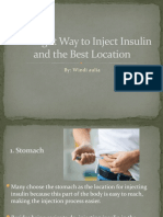 How To INJECT INSULIN English Nursing