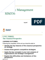 Strategic Management SIM336
