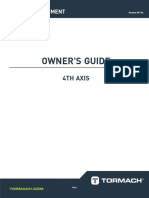 Owner'S Guide: 4Th Axis